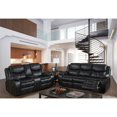 thumbnail image 7 of Bowery Hill Transitional Faux Leather Reclining Sofa in Black, 7 of 7