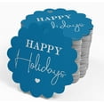 thumbnail image 4 of Inkdotpot Silver Foil Paper Hang Tags Happy Holiday Favor Tags 100 Pieces, 4 of 7