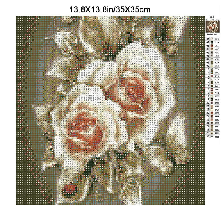 Seenda Flower Diamond Painting Kits for Adults, 5d Diamonds Art