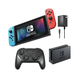 thumbnail image 1 of Nintendo Switch 32GB Gaming Console Bundle (Refurbished) - Includes Neon Blue & Neon Red Joy-Cons plus RetroFam Switch Pro Controller, 1 of 7