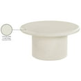 thumbnail image 2 of Meridian Furniture Emara Cream Concrete Indoor / Outdoor Coffee Table, 2 of 6