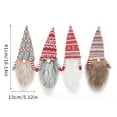 thumbnail image 2 of Christmas Wine Bottle Covers, 4 Pack Gnomes Wine Bottle Toppers Decorative for Holiday Xmas New Year Table Decor Party Gift, 2 of 8