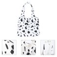 thumbnail image 4 of Sac Fourre-Tout en Toile Vache Sac Fourre-Tout Portable Léger Réutilisable Sac de Courses en Tissu, 4 of 9