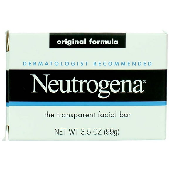 Neutrogena The Transparent Facial Bar Original Formula, 3.50 oz (Pack of 3)