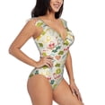 thumbnail image 5 of Picia Medical Icons Blooming Jelly Womens Tummy Control Bathing Suits Slimming Ruffle Swimsuit One Piece Lace Swimwear-, 5 of 8