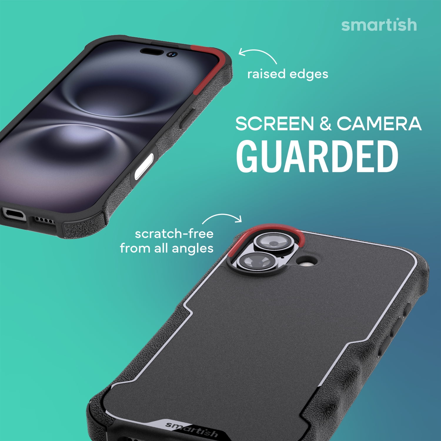 Smartish® iPhone 17 MagSafe Case - Gripzilla Protective Magnetic Case [Rugged + Tough] Heavy Duty Grip Armored Cover w/ Drop Tested Protection for Apple iPhone 17 - Black Tie Affair
