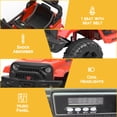 thumbnail image 4 of EastVita 12V 35W Ride on Car dual Power Police Jeep Stroller Ride on Toys 3 Gear Speed with Light Bluetooth Music for Kids 3 Age +, 4 of 9