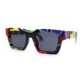 thumbnail image 1 of Mod Trendy Thick Horn Rim Hipster Sunglasses Black Comic Geometric Black, 1 of 4