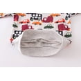 thumbnail image 3 of Toddler Boys Sweatshirts Gray Cartoon Print Winter Warm Clothes Size 7 Red Truck, 3 of 5