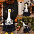 thumbnail image 3 of Halloween Porch Goose Outfit, Witch Costume Kit, Spooky Seasonal Outfit Accessories Suitable for 23 Inch Large Porch Goose Statue, 3 of 6