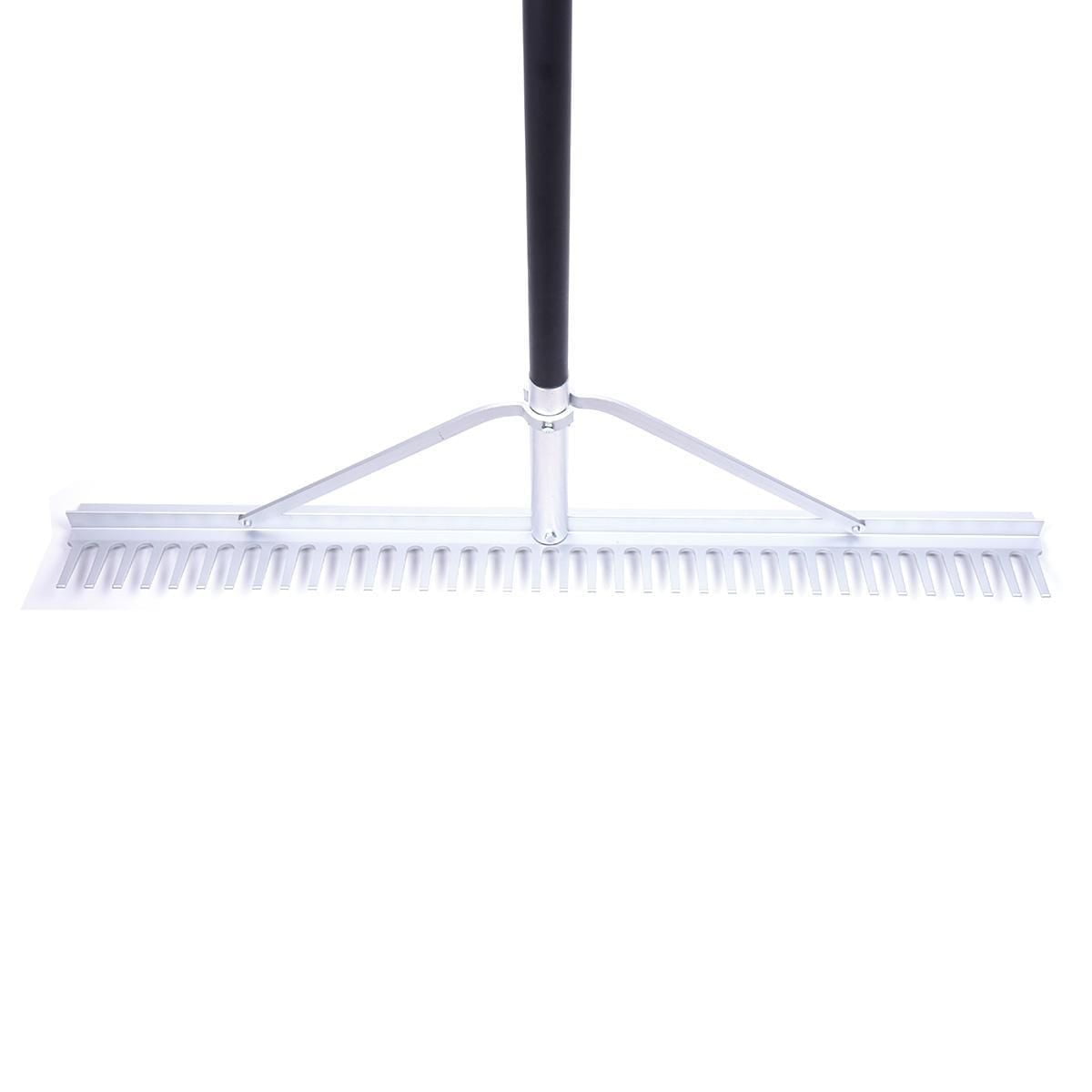 Aluminium Râteau 36 Dents Avec poignée En Aluminium 64po