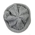 thumbnail image 4 of Wrapables® Slouchy Winter Beanie Cap Hat Set of 2, Hunter Green and Grey, 4 of 4