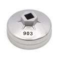 thumbnail image 1 of Unique Bargains 74mm Inner Dia 14Flute Oil Filter Cap Wrench Socket Removal Tool for Car, 1 of 3