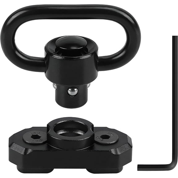 BESTSKY Sling Swivel Mount Adjustable 1.25" Traditional Sling Mount for 1 Point Sling