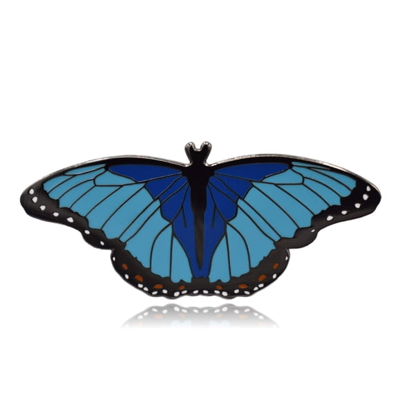 Blue Morpho Butterfly Hard Enamel Pin | Clayton Jewelry Labs
