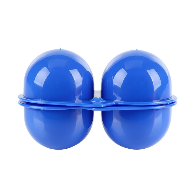 Portable Egg Storage Tray for 2-Egg Capacity with Secure Clip and Grid Design for Kitchen Camping Picnics and Outdoor Use
