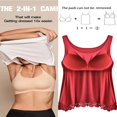 thumbnail image 2 of CHOK Camisoles à Soutien-Gorge Intégré pour Femmes, Bretelles Spaghetti Ajustables, Débardeur Sans Manches, Hauts d'Été, 2 of 6