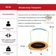 thumbnail image 2 of Trampolin Infantil Mini Brincolin Con Agarradera Wonder Jump, 2 of 7