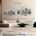 thumbnail image 4 of Elephant Stock Sprinting Camargue Horses Wall Art - Horizontal Multi Panel Canvas - Living Room Wall Decor - Animal Multi Panel - Gray And Black Decor - 68" x 42", 4 of 8