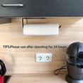 thumbnail image 2 of Kitchen Roll Holder Self Adhesive Kitchen Paper Roll Holder Wall Mounted Holder for Kitchen and Bathroom, No Drilling, 2 of 5