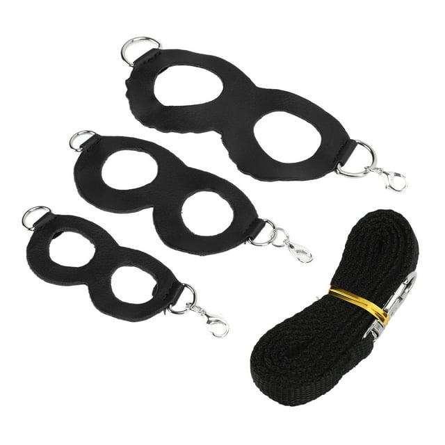 Hamster Leash Rope, Durable Artificial Leather Hamster Harness Easy To Wear Nylon Webbing For Hamster Rats Black,Red,Coffee