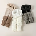 thumbnail image 7 of KAUOD Toddler Girls Thermal Leggings Fleece Thick Winter Tights Kids Stretchy Soft School Dance Casual Leggings Bottom, 7 of 7