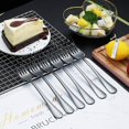 thumbnail image 3 of ReaNea Black Dinner Forks 6 Pieces Stainless Steel 8.17" Wedding Forks Silverware Set, 3 of 8