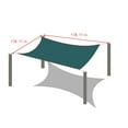 thumbnail image 3 of Vikakiooze Sun Shade Sails Canopy,Outdoor Sunshade Swimming Pool Sun Awning - 95% UV Protection - Rec Shade Sails UV Block For Patio garden Outdoor Facility, 3 of 5