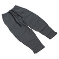 thumbnail image 4 of Pantalones anchos para hombre, modernos, casuales, holgados, cómodos, transpirables, con cordón en la cintura, para uso diario, gris, 3XL, 4 of 14