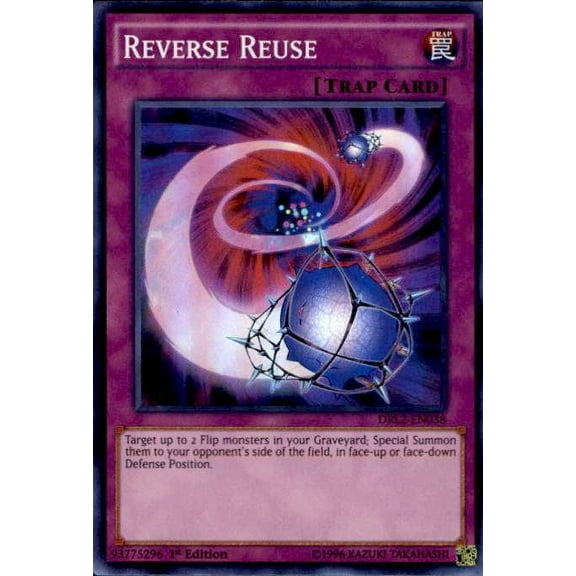 Yu-Gi-Oh Dragons of Legend 2 Single Card Super Rare Reverse Reuse DRL2-EN038