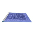 thumbnail image 2 of Ahgly Company Machine Washable Indoor Rectangle Oriental Blue Industrial Area Rugs, 3' x 5', 2 of 4