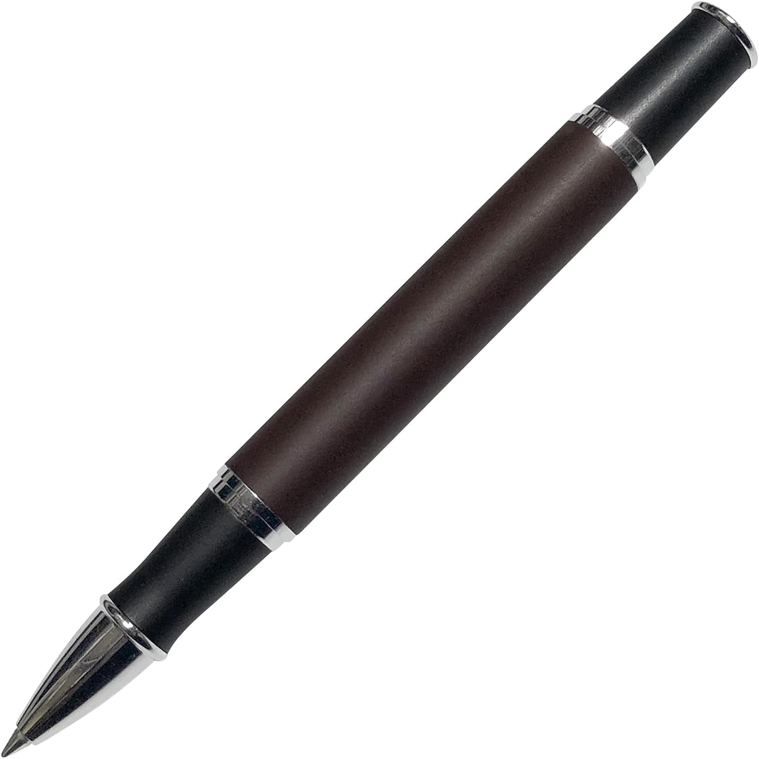 Gripper Rollerball Pen - Matt Brown with Anti Slip Grip (Budget Friendly Pen)