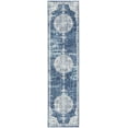 thumbnail image 3 of SAFAVIEH Brentwood Cahal Oriental Runner Rug, Navy/Ivory, 2' x 10', 3 of 11
