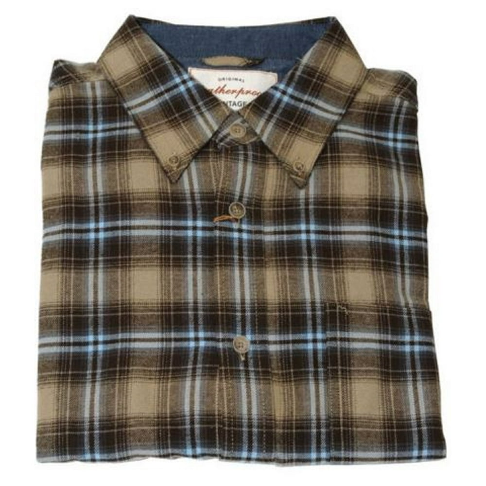 Weatherproof Weatherproof Vintage Mens Long Sleeve Plaid Flannel