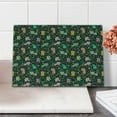 thumbnail image 2 of Cats Cutting Board, Design of Nocturnal Theme Happy Cats and Fishes on Kittens Tummy, Decorative Tempered Glass Cutting and Serving Board, Small Size, Multicolor, by Ambesonne, 2 of 5