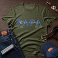 thumbnail image 3 of Jollimate Personalized Papa Shirt, Custom Dad Shirt With Name, Gift For New Dad, Dad Birthday Gift, 3 of 6