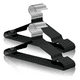 thumbnail image 1 of Ganchos Para Ropa Organizador Percha antideslizante Económicos Resistentes Metálico Xtellar negro, 1 of 3