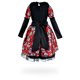 thumbnail image 4 of Disfraz Catrina Vestido Largo para Niña Temático de Catrina para Fiestas y Celebraciones, FLORY, Talla M, 0138, 4 of 5