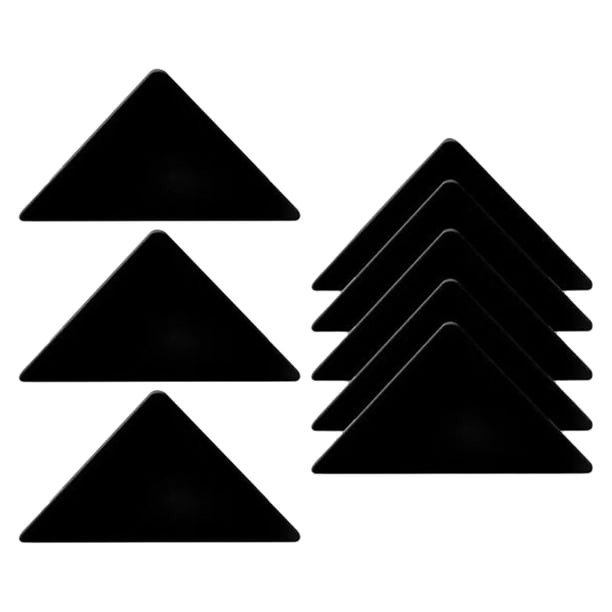 8 Uds alfombra tapete pinzas antideslizante alfombra de goma cinta adhesiva Triángulo Zulema pinza para alfombras