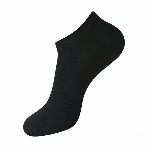TELOLY Womens Socks Ankle Low Cut 100% Cotton 6 Pairs Black Or White