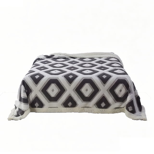 Couverture Jetée Douce, Couverture Jetée Légère à Double Couche pour Adultes, Douce et Chaude pour Sofa et Lit, Lavable à la Machine pour une Utilisation Toutes Saisons