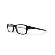 Oakley Unisex Rectangular Chamfer Eyeglasses Satin Black 53mm