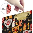 thumbnail image 3 of FMSHPON RoosterChickens Clipboard Hardboard Wood Nursing Clip Board and Pull for Standard A4 Letter 13x9 inches, 3 of 7