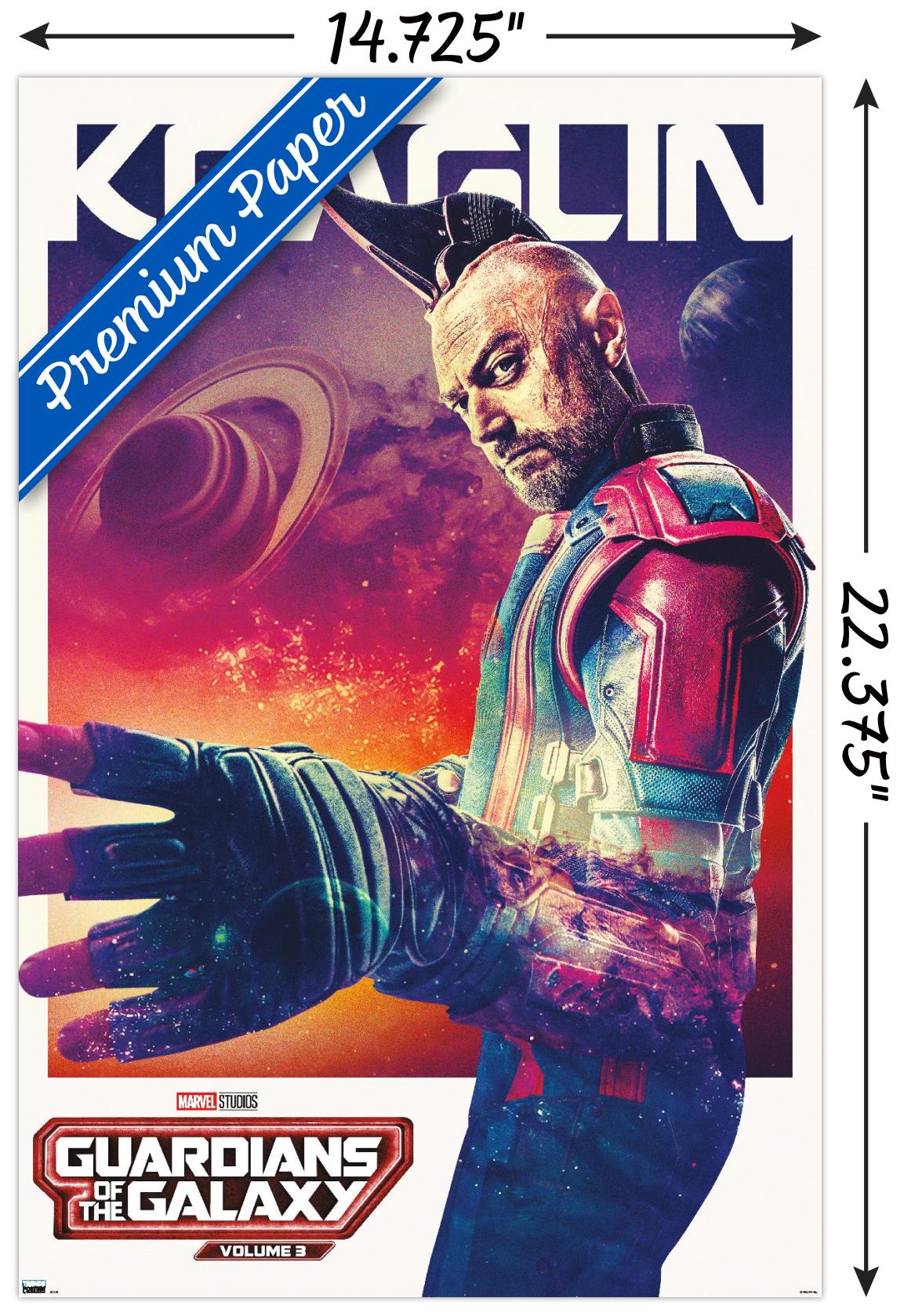 Marvel Guardians of the Galaxy Vol. 3 - Kraglin One Sheet Wall Poster, 14.725" x 22.375"