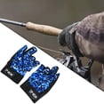 thumbnail image 4 of Guantes antideslizantes de 3 dedos Sunnimix para fotografía deportes al aire libre camping Azul, 4 of 8