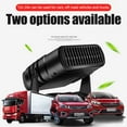 thumbnail image 4 of Wovilon Car Heater,12V Portable Car Heater Defroster Fans, 2 In 1 Heating Cooling Fast Heating Defrost Defogger With Plug In Lighter, Window Defroster For Car, Suv, Jeeps, Trucks, Black, 4 of 8