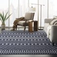 thumbnail image 3 of Nourison Royal Moroccan Moroccan Navy/Grey 6'7" x 9'6" Area Rug, (7x10), 3 of 10