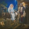 thumbnail image 3 of Comish, Susan 15x15 Black Modern Framed Museum Art Print Titled - No Room At The Inn, 3 of 5