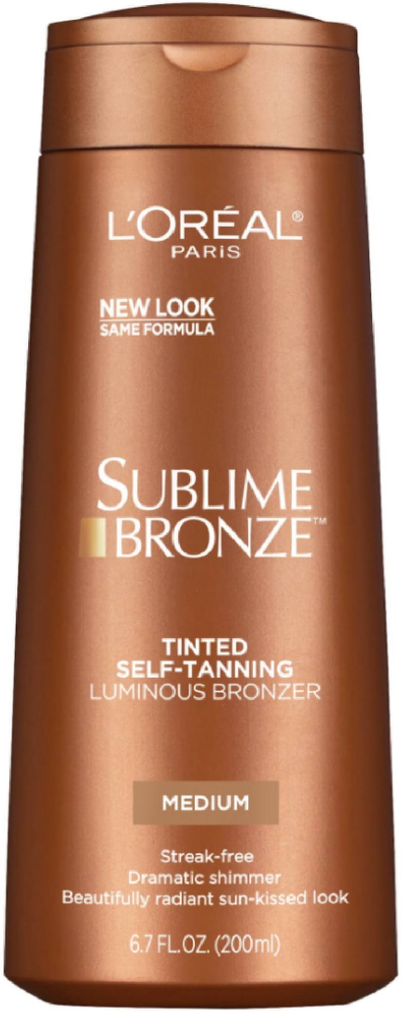 L'Oreal Sublime Bronze, Tinted Self-Tanning Luminous Bronzer, Medium 6.7 oz