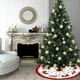 thumbnail image 3 of Falda de Árbol de Navidad Falda de Árbol de Navidad Falda de Árbol de Copo de Nieve Creativo Decoración de la Escena Del Delantal Del Árbol de Navidad Decoraciones Del Árbol de Navidad, 3 of 6